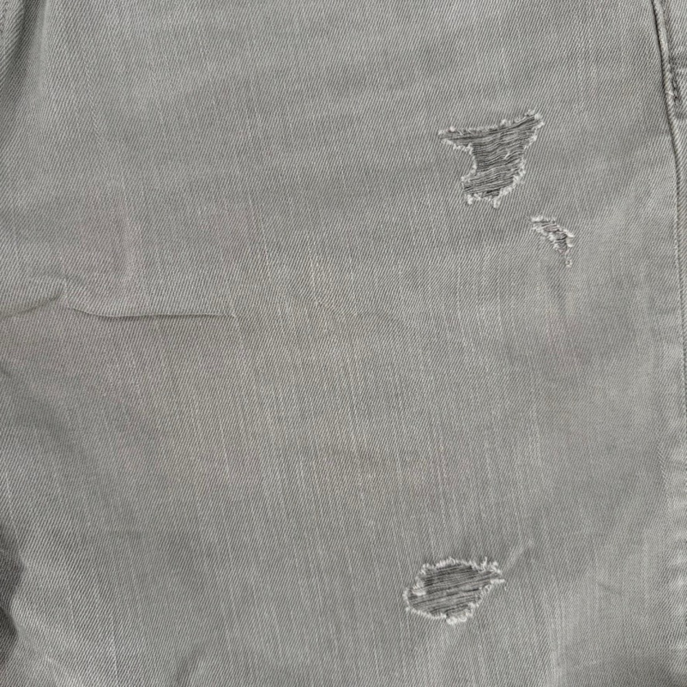 American Eagle AirFlex+ Gray Distressed Jean Shorts 38 NWT - Picture 4 of 13